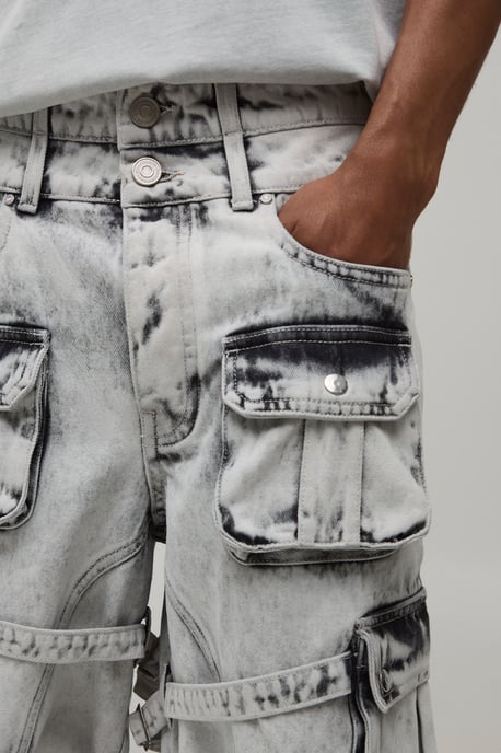 Parachute Extreme Washed Multi Cargo Jorts - Image 3