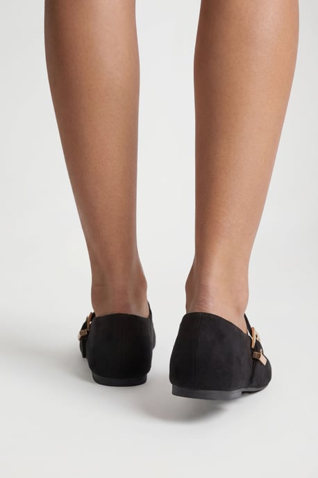 Buckle Detail Mary Jane Ballet Flats - Image 2
