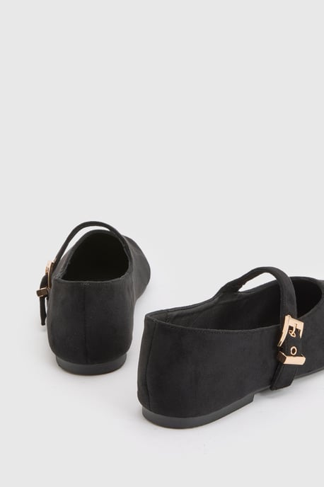 Buckle Detail Mary Jane Ballet Flats - Image 4