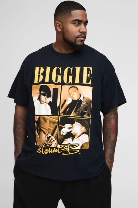 Notorious BIG License Print T-Shirt - Image 1
