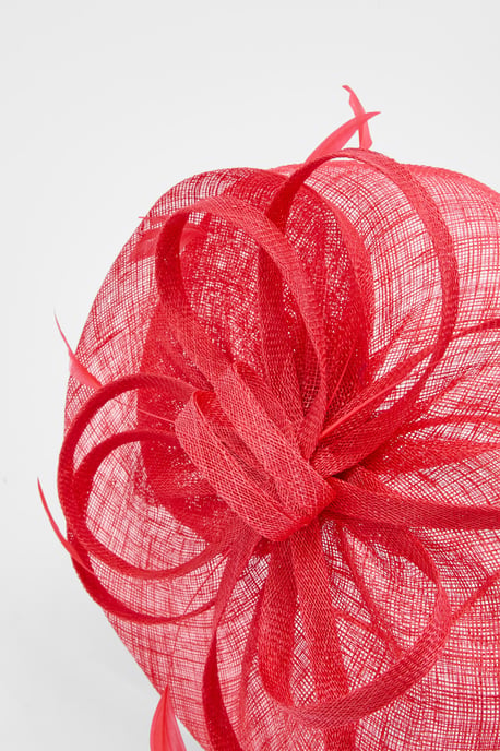Loop And Feather Upturn Disc Fascinator - Image 3