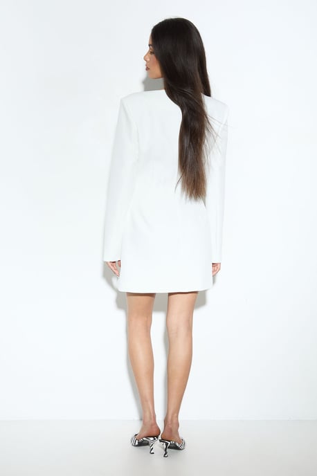 Tailored Double Breasted Blazer Dress - Image 3