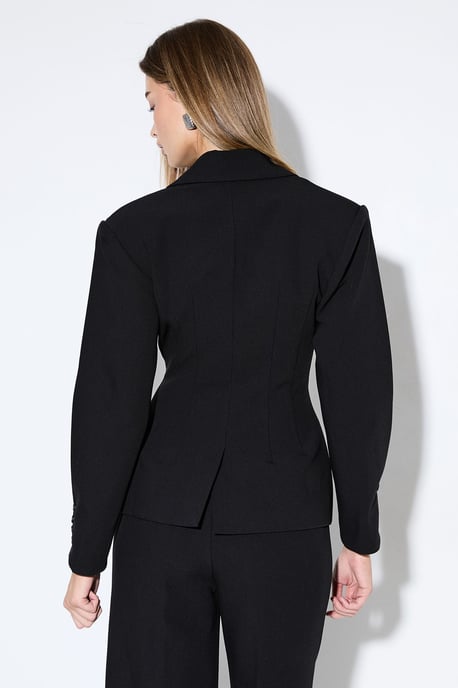Premium Pleated Sleeve Blazer Co-Ord - Image 3