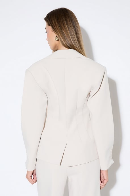 Premium Pleated Sleeve Blazer Co-Ord - Image 3