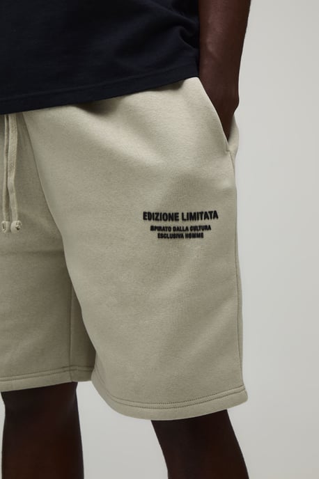 Regular Fit High Build Printed Jersey Short - Image 3