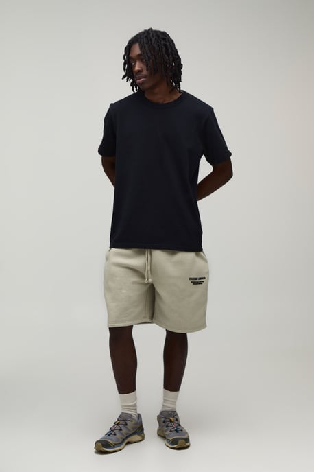 Regular Fit High Build Printed Jersey Short - Image 4