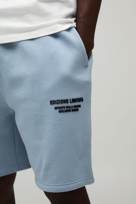 Regular Fit High Build Printed Jersey Short - Image 3