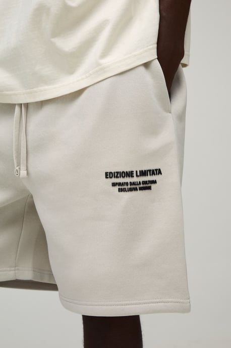 Regular Fit High Build Printed Jersey Short - Image 3