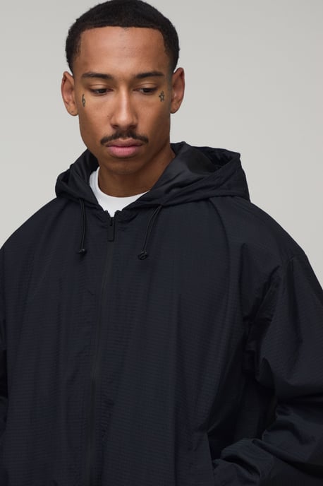 Regular Fit Ripstop Cagoule - Image 3