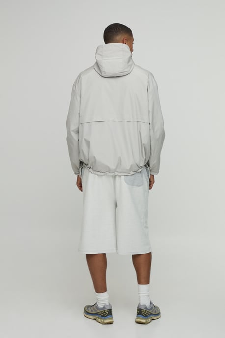Oversized Boxy Hooded Toggle Cagoule - Image 2
