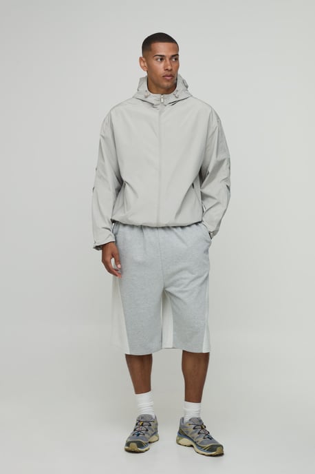 Oversized Boxy Hooded Toggle Cagoule - Image 4