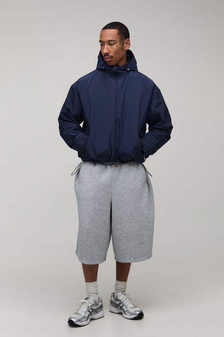 Oversized Boxy Hooded Toggle Cagoule - Image 4