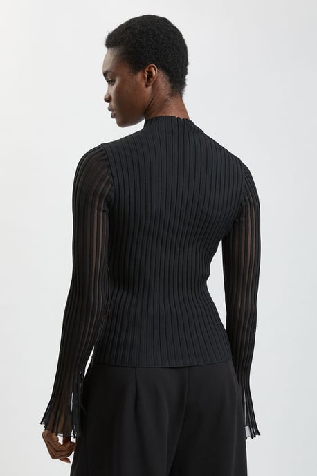 Viscose Blend Filament Knitted Top - Image 2