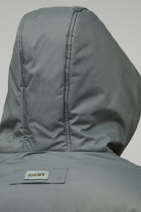 Essential Regular Fit Midweight Padded Hooded Puffer Jacket - Image 3