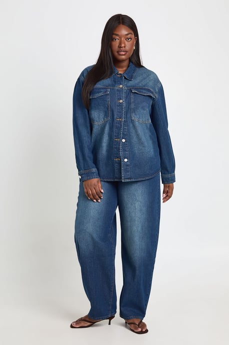 Plus Barrel Leg Jean - Image 3