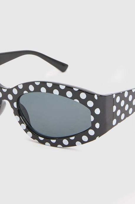 Polka Dot Retro Sunglasses - Image 4