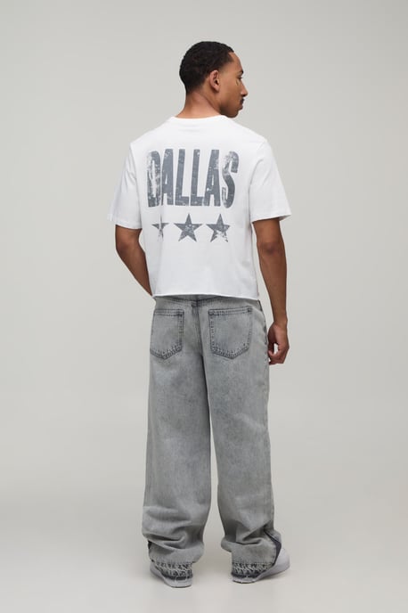 Star Patchwork Relaxed Fit Jeans - Image 2