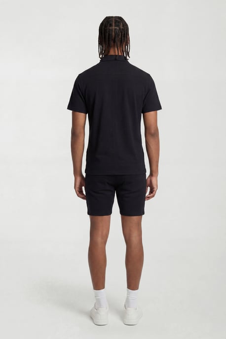 Slim Fit Jersey Short Sleeve Revere Shirt - Image 2