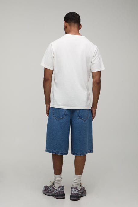 Regular Tinted Denim Jorts - Image 2
