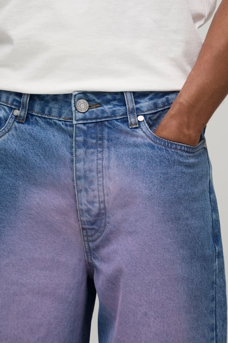 Regular Tinted Denim Jorts - Image 3