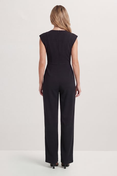Tailored Pleated Structured Jumpsuit - Image 2