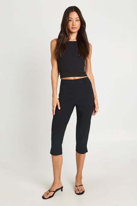 Tall Bengaline Split Hem Capri - Image 1