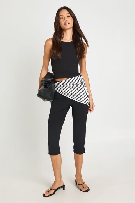 Tall Bengaline Split Hem Capri - Image 3