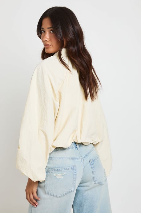 Nylon Collared Zip Through Track Top - Image 2