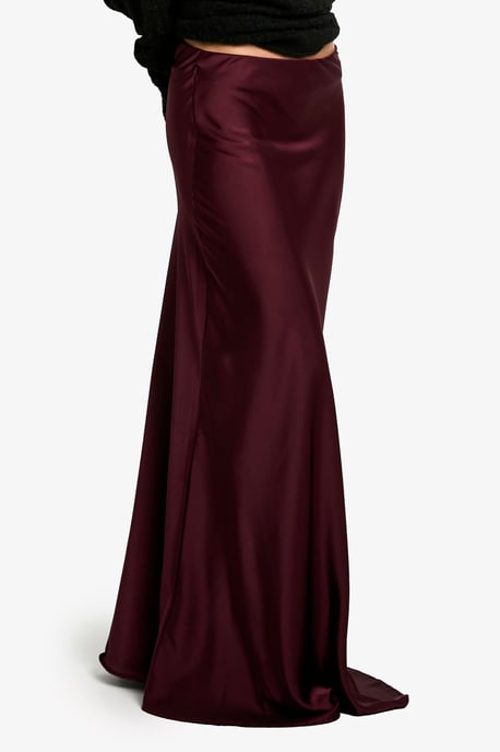 Satin Slip Maxi Skirt - Image 4