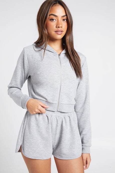Loopback Super Cropped Hoodie - Image 4