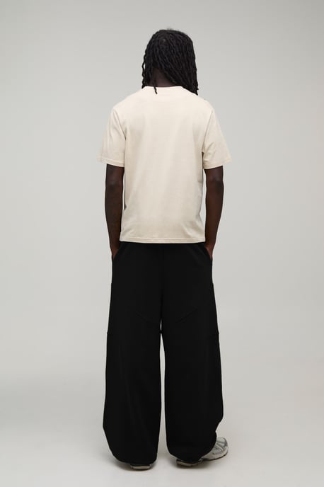 Extreme Wide Leg Exposed Seam Toggle Hem Jogger - Image 2