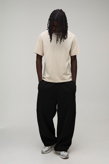 Extreme Wide Leg Exposed Seam Toggle Hem Jogger - Image 4