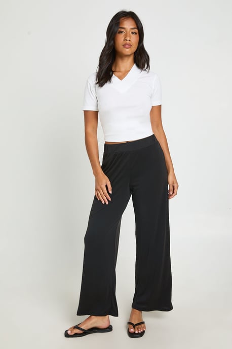 Petite Modal Straight Leg Trouser - Image 3