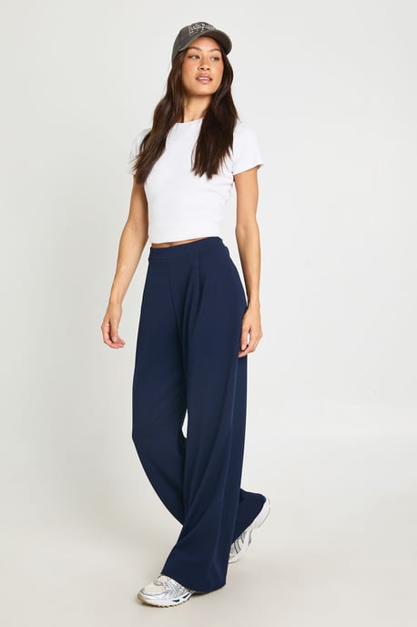 Tall Basics Wide Leg Trousers - Image 1