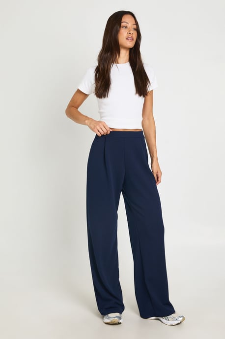 Tall Basics Wide Leg Trousers - Image 3