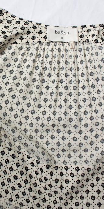 Ba&sh, Carlo top in zwart en ecru - Image 6