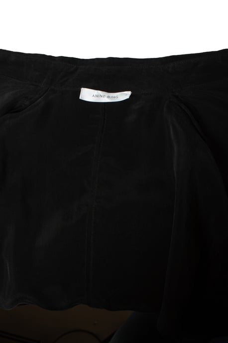 Anine Bing, Svart skjorta med fickor - Image 6