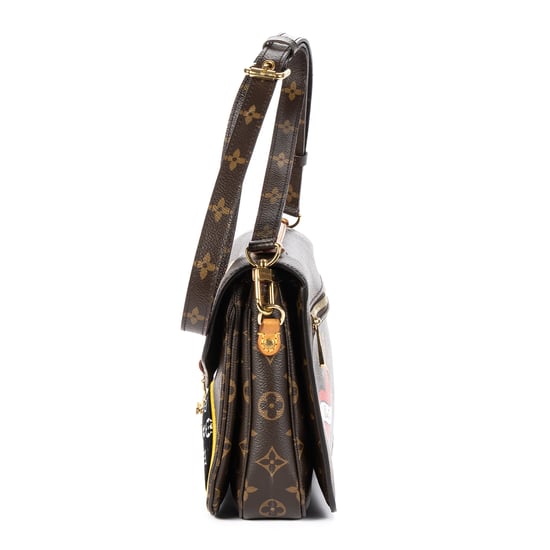 Ltd.Ed.Patches Pochette Metis MM Shoulder Bag - Image 3