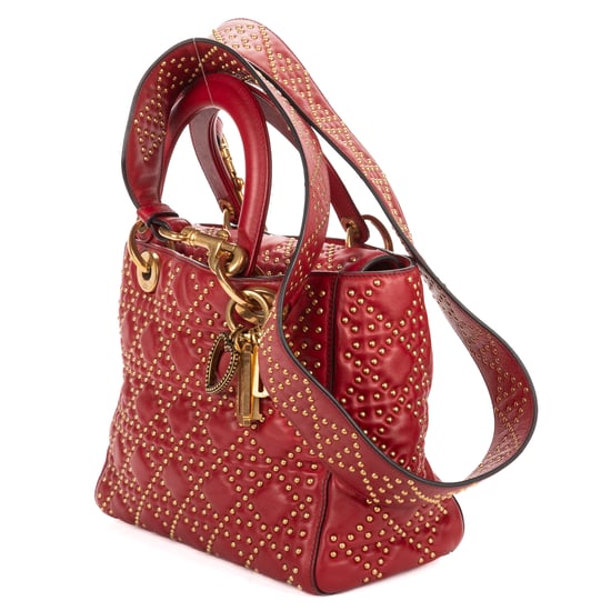 Medium Studded Lady Dior Flap Medium Shoulder Bag - Image 2