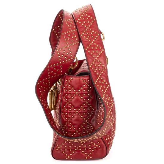 Medium Studded Lady Dior Flap Medium Shoulder Bag - Image 3