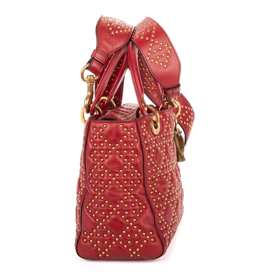 Medium Studded Lady Dior Flap Medium Shoulder Bag - Image 4