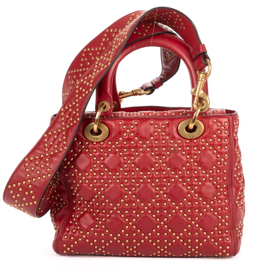Medium Studded Lady Dior Flap Medium Shoulder Bag - Image 5