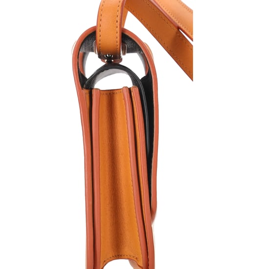 Jil Sander Flap Crossbody Bag in Orange Leather - Image 4