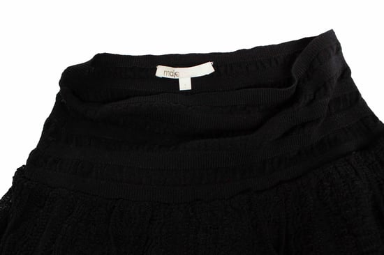Maje, zwarte volantskirt - Image 5