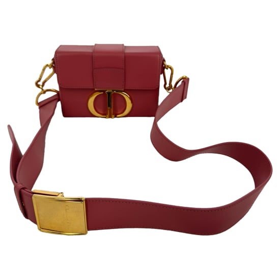 Dior 30 Montaigne Box Bag Shoulder Bag in Pink Leather - Image 3
