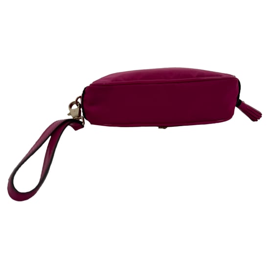 Anya Hindmarch Zipped Camera Pouch Bag in Pink Nylon - Image 3