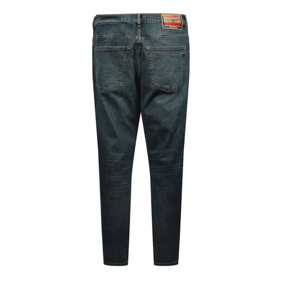 Men's Diesel 2005 D Fining Tapered Jeans in Blue Denim - Image 2