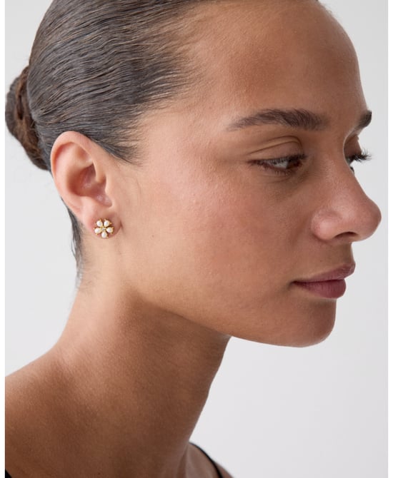 You're A Gem Flower Studs - Image 2