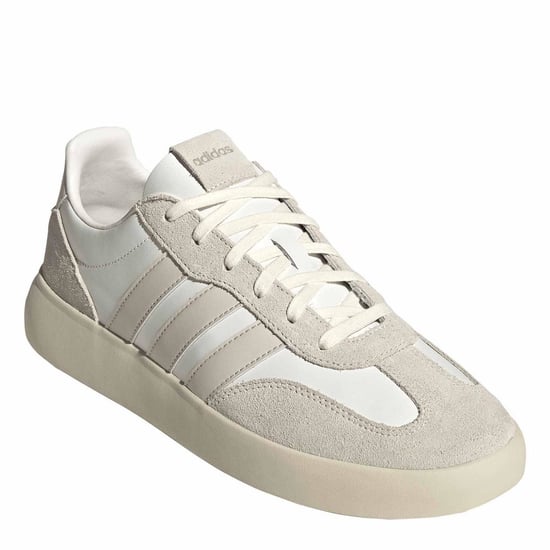 Men's adidas Barreda Decode Lux Low Top Trainers in Core White/Alum - Image 3