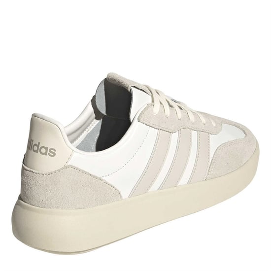 Men's adidas Barreda Decode Lux Low Top Trainers in Core White/Alum - Image 4
